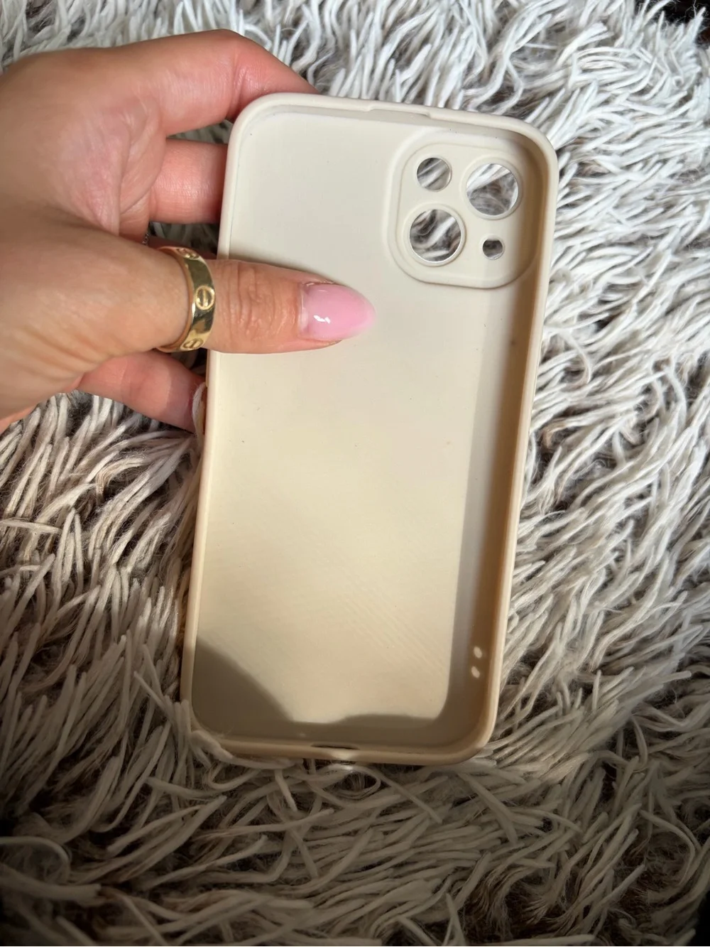 Stylish Beige Floral Collage Phone Case - Compatible Cell Accessory iPhone 13